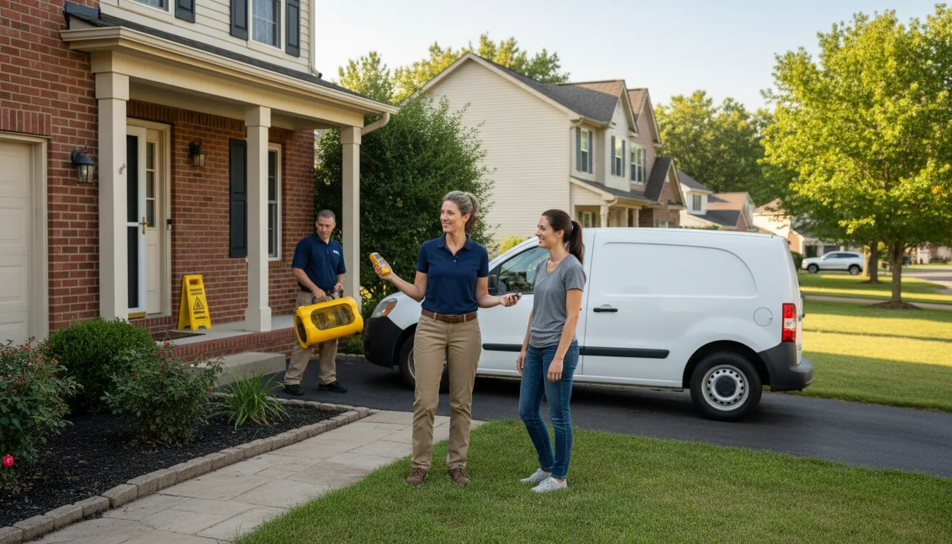Water restoration image for Fire And Smoke Damage Restoration in Louisburg, KS